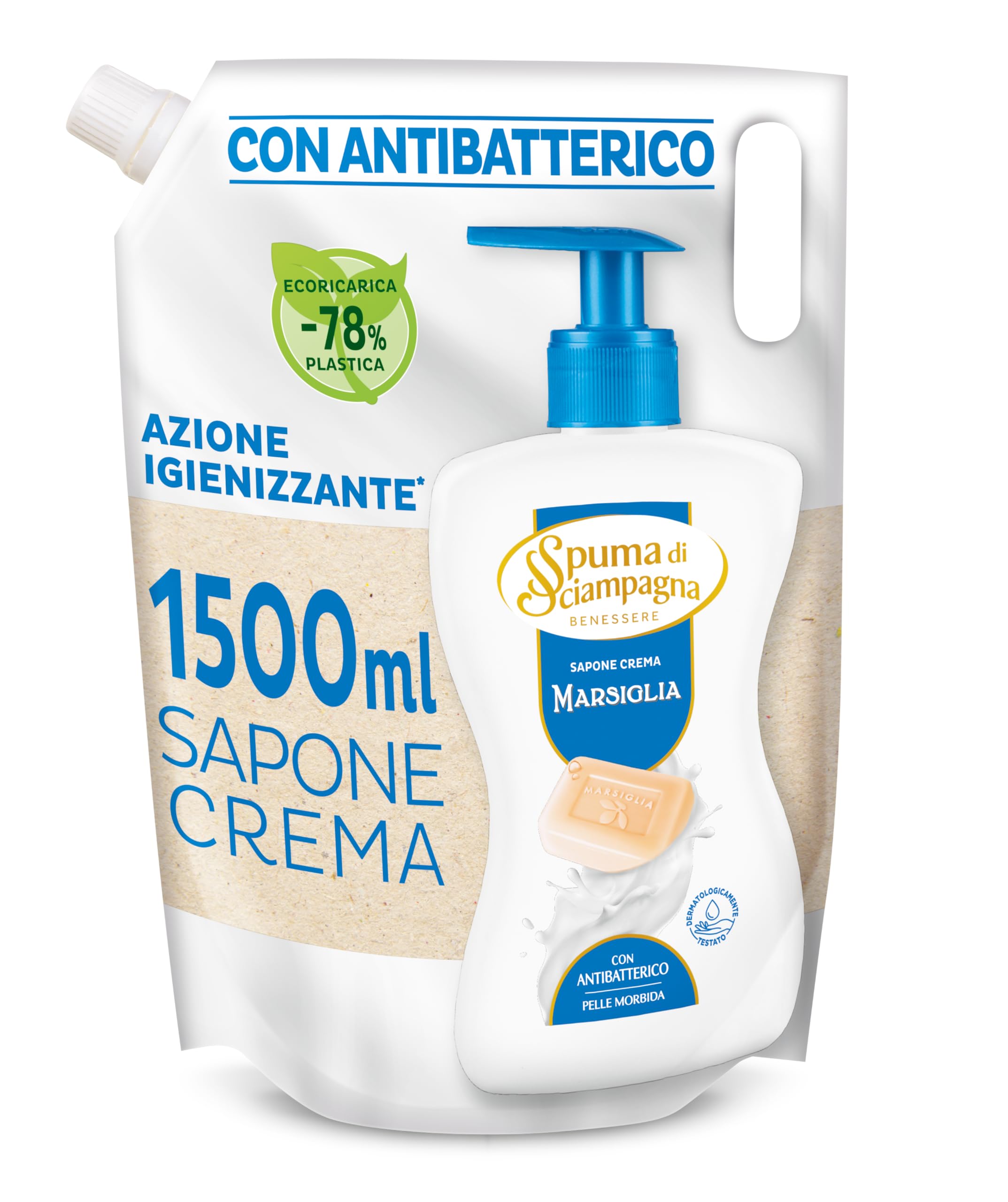ecoricarica Liquid Soap Marseille 1.5 L