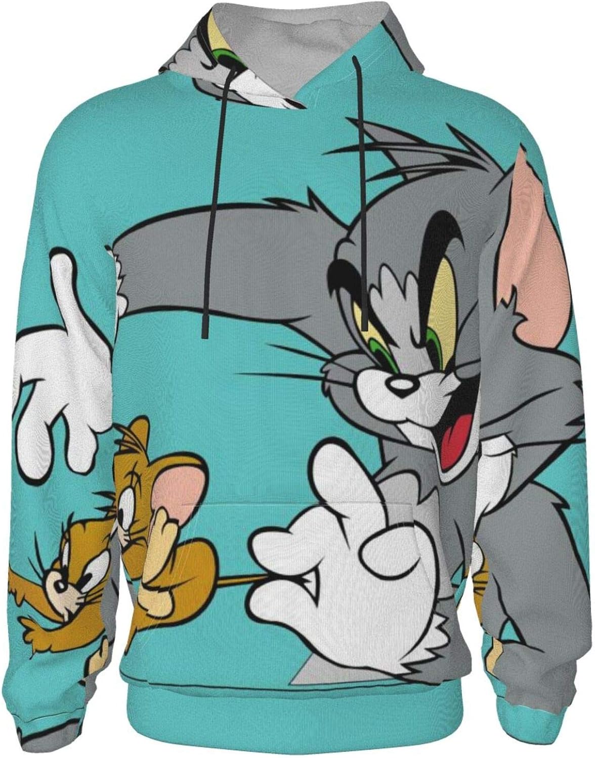 Tom Jerry Teen Hooded Sweate Hoodies 3D Print Pullover