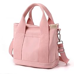 Small Cute Canvas Tote Crossbody Shoulder Bag