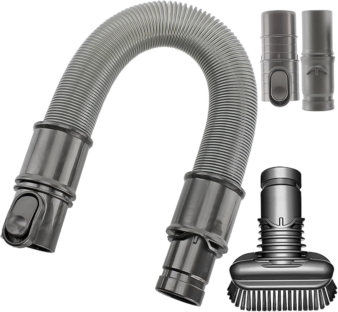 Spares2go Universal Compact Extension Hose & Adaptors Kit for All Main Models of Dyson Vacuum