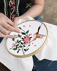 Santune 3 Sets Embroidery kit for Beginners Adults