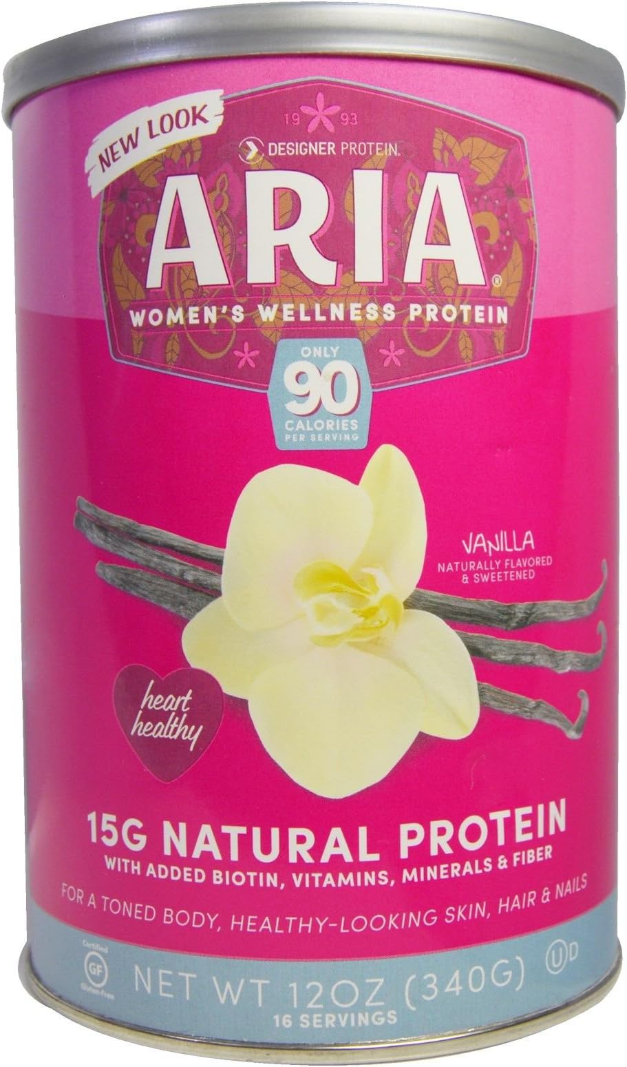 Designer Protein Whey, Aria Women's Wellness Protein, Vanilla