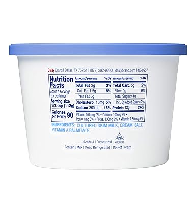 Daisy Brand 2 Cottage Cheese 16 Oz Amazon Com Grocery