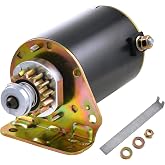 San-IgniteX 14T CCW Starter Motor for Briggs &amp; Stratton Engines (14.5-18.5HP) - Direct Replacement for 593934/693551/LG693551 with OEM-Quality 14-Tooth Gear Design