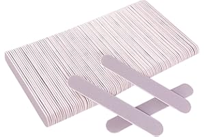 GIGAGROUND Mini Nail Files Bulk (100 Pcs), Double Sided Emery Board Nail File for Nature Nails, Manicure Tool Set Disposable Colorful Nail File for Home Salon Use Travel Size Men Women Kids Wood Board