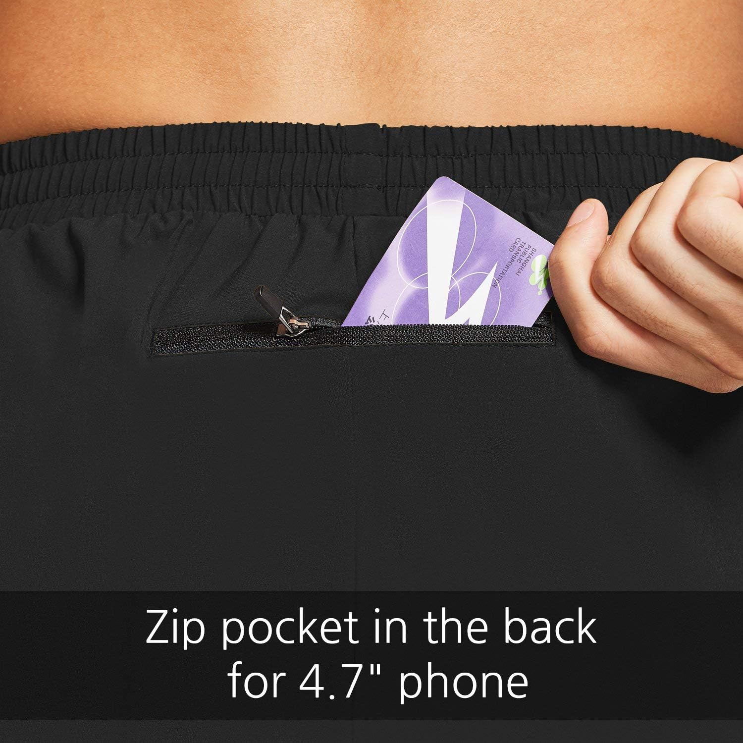 BALEAF Men's 5 Inches Running Athletic Shorts Zipper Pocket : Clothing