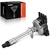 A-Premium Ignition Distributor with Cap and Rotor, V8, 3 Blades | Compatible with GMC, Chevy, Cadillac &amp; Isuzu Vehicles - V8 5.0L 5.7L - Escalade, C1500, C2500, C3500, K1500, K3500, P30 Tahoe