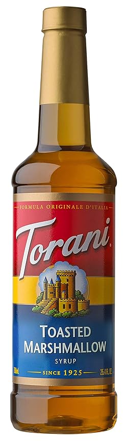 Amazon Com Torani Syrup Toasted Marshmallow 25 4 Ounce Pack Of 1 Beverage Flavoring Syrup Grocery Gourmet Food
