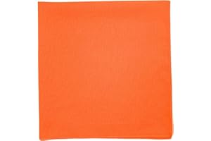 MDSTYLE 100% Cotton Solid Color Bandana for Men & Women 22" x 22" Handkerchief Headband Scarf Scarves