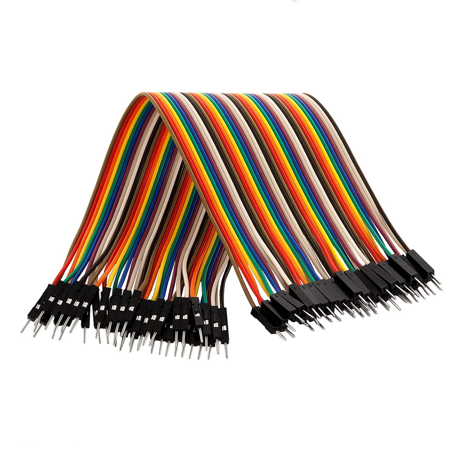 AZDelivery Jumper Wire Cable 40 pcs M2M compatible with Arduino and Raspberry Pi including E-Book!