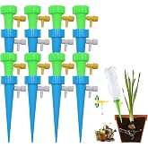 16PCS Plant Self Watering Insert Spikes Device, Automatic Water Control System with Slow Release Valve, Adjustable Water Volume Drip Irrigation Control System for Plants, Enjoy Your Vacation