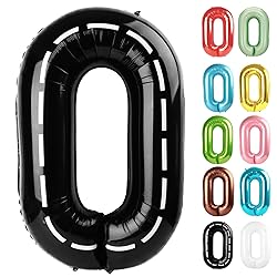Race Car Number 0 Balloon 40 Inch, 0 Balloon