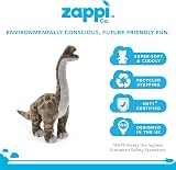 Zappi Co Plush Brachiosaurus Toy 40cm Safari Animals Collection view 2