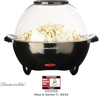 Rosenstein & Söhne Profi-Popcorn-Maschine für zu Hause