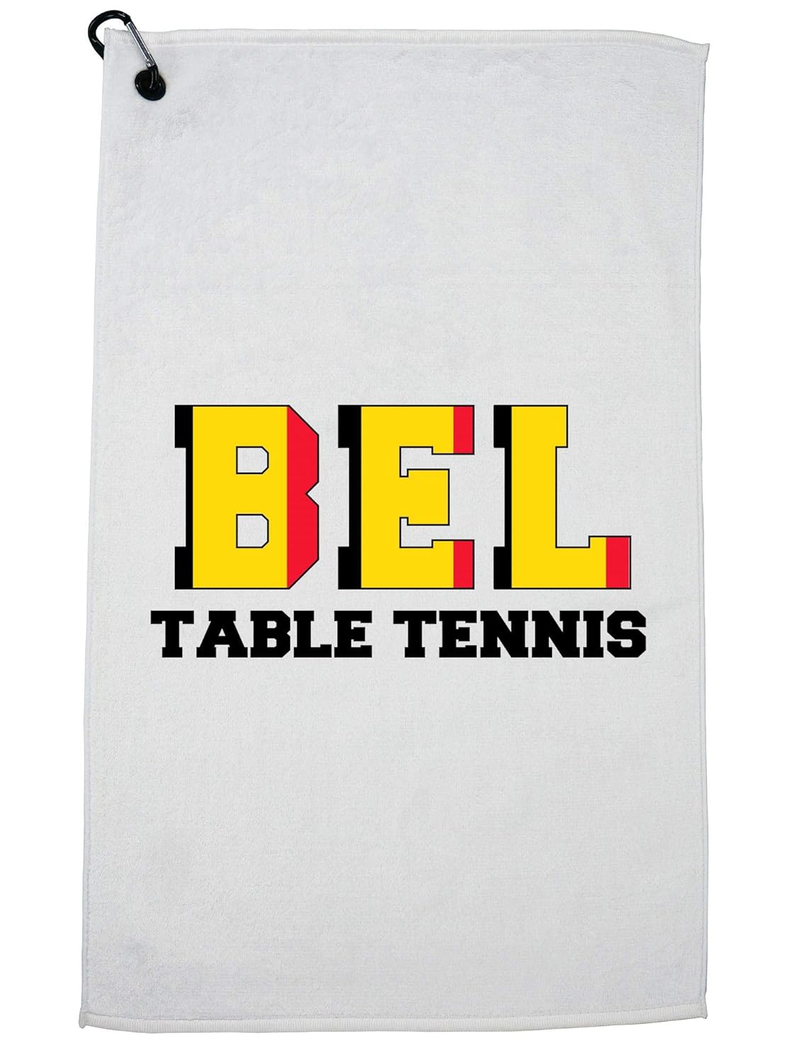 ファッション B07gskv1mr カラビナクリップ付きゴルフタオル リオの旗 オリンピックゲーム ベルギーテーブルテニス Thread Hollywood クリーナーリペア用品 Www Wwmp Org Za