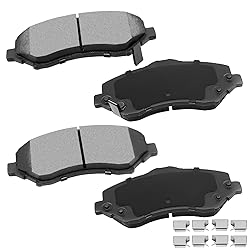 cciyu D1273 4pcs Front Ceramic Brake Pads Kits