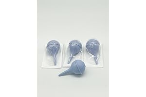 MEDICAL SALES SUPPLY Comfort Soft Sterile Ear Bulb Rubber Hand Squeeze Baby Bulb Suction Sucker - 2 oz - Nasal - Ulcer (4 Pack)