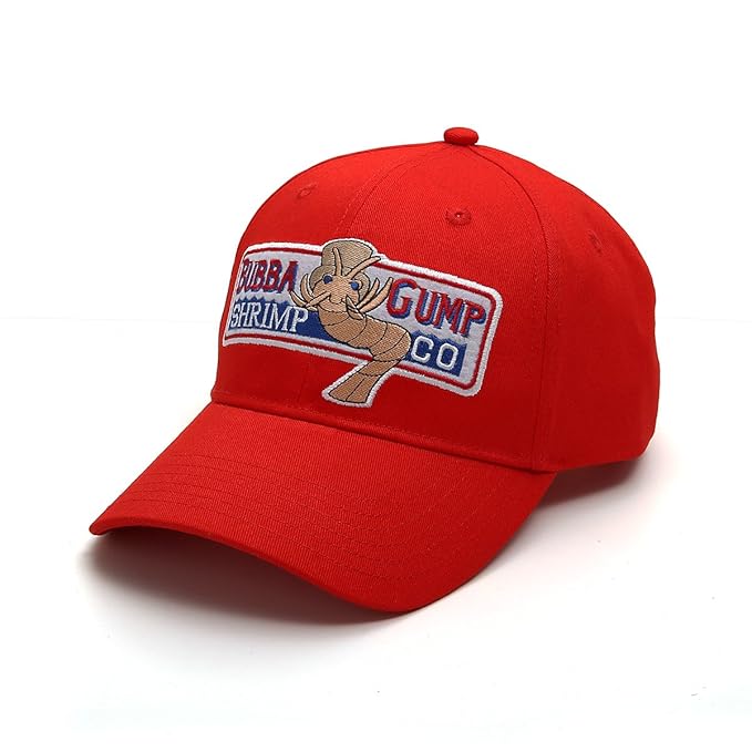 Nofonda Unisex Forrest Gump Cap Gorra De Beisbol Bordada Con Bubba Gump Shrimp Co Logotipo Sombrero Del Snapback Como Accesorios O Regalo Del - 