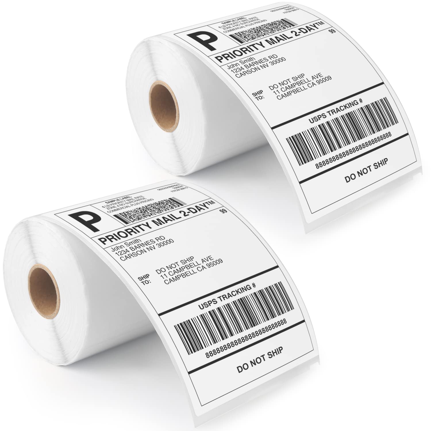 MiroCaro 4" x 6" Shipping Labels Compatible with