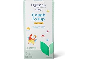 Hyland's Baby, Cough Syrup, Daytime, Infant and Baby Cold Medicine, Natural Relief of Coughs Due to Colds, 4 Fl Oz Packaging may vary