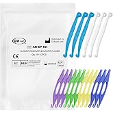 B Rush Aligner Remover Tools and Elastic Placers Set, 6 Removers and 12 Placers, Multi-Color, for Invisalign Retainers and Braces, 18 Piece Dental Care Kit