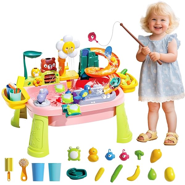 WATER TABLE FOR TODDLERS 1-3, WATER TOYS FOR...