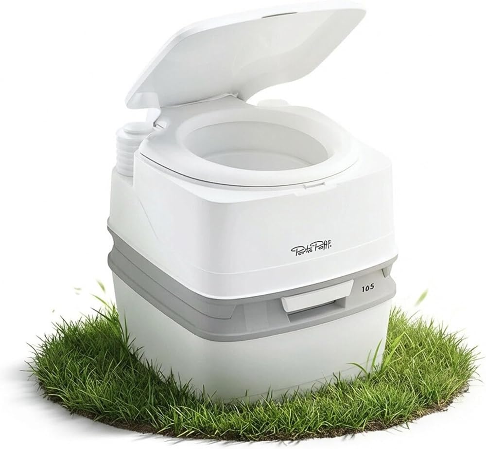 Thetford Porta Potty Portable Toilet Camping Lightweight 21L Tank 41.3cm