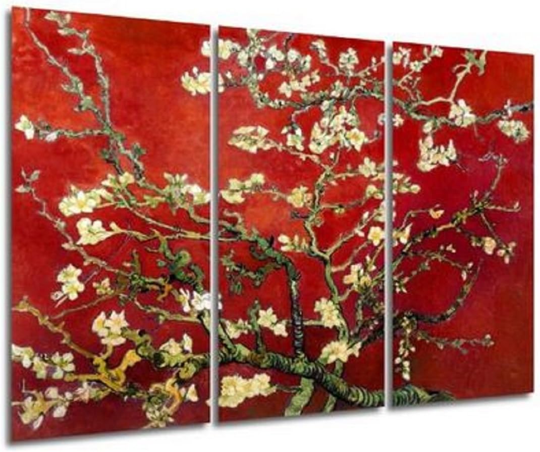 van gogh almond blossom red