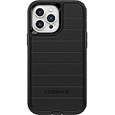OtterBox Defender Series Screenless Edition Case for iPhone 13 Pro Max & iPhone 12 Pro Max (Only) - Case Only - Microbial Defense Protection - Non-Retail Packaging - Black