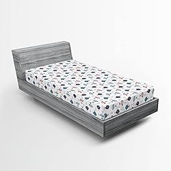 Ambesonne Fish Fitted Sheet Set, Hand-Drawn Doodle