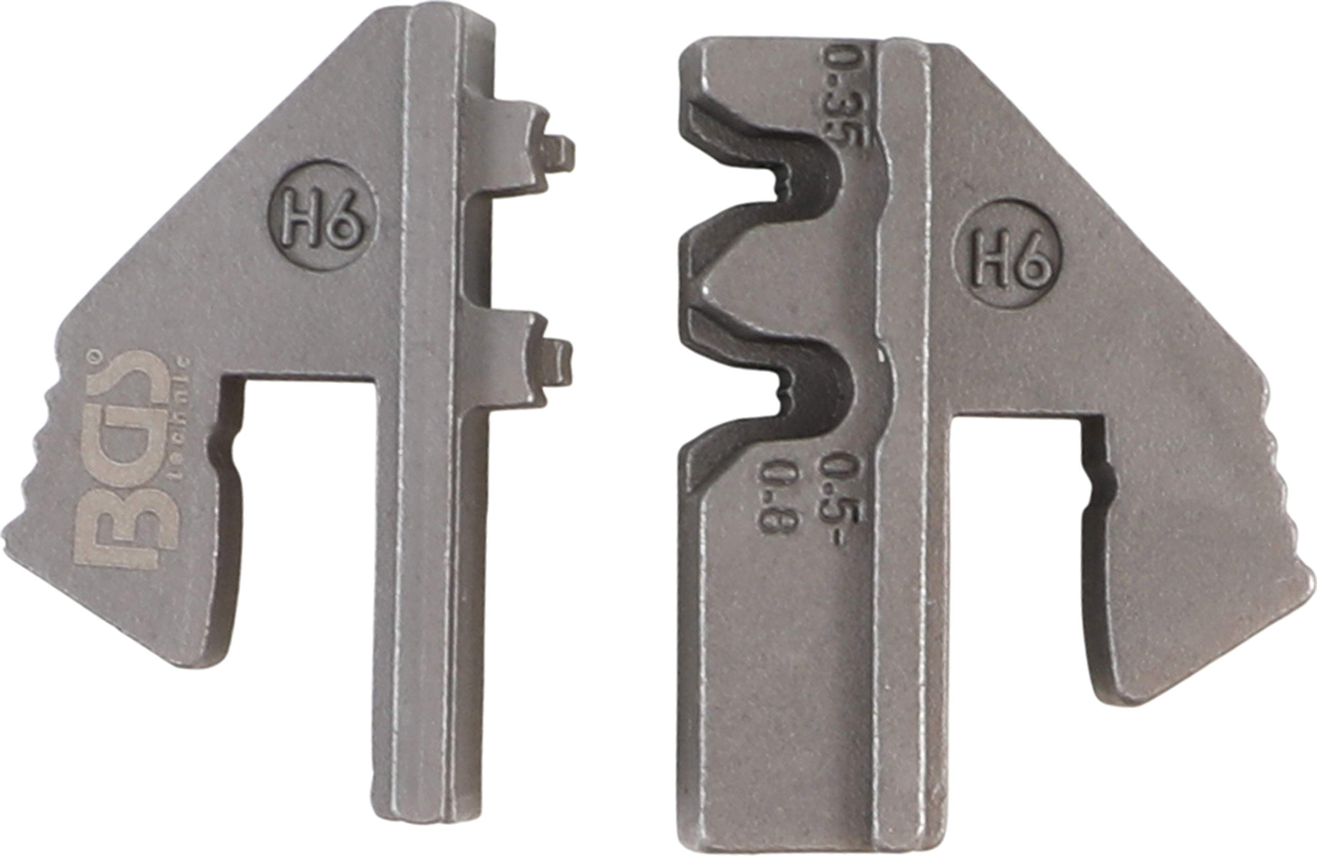 BGS 1410-H6 | Crimping Jaws for Waterproof Terminal Parts (H6) | for BGS 1410, 1411, 1412