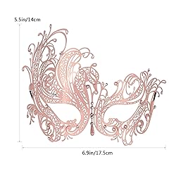 Coddsmz 2 Pack Set Masks Masquerade Ball Halloween