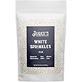 Judee's White Sprinkles 2 lb - Gluten-Free and Nut-Free - Brighten Up Your Baked Goods - Great for Cookie and Cake Decoration