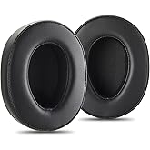 Premium Replacement WH-H900N Ear Pads/MDR-100ABN Ear Pads Cushions Compatible with Sony WH-900N and Sony MDR-100ABN Headphones (Black). Premium Protein Leather | High-Density Foam | Great Comfort