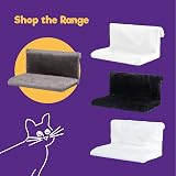 Petlicity Cat Radiator Bed Grey Warm and Cosy Pet Bed for Small Pets view 8