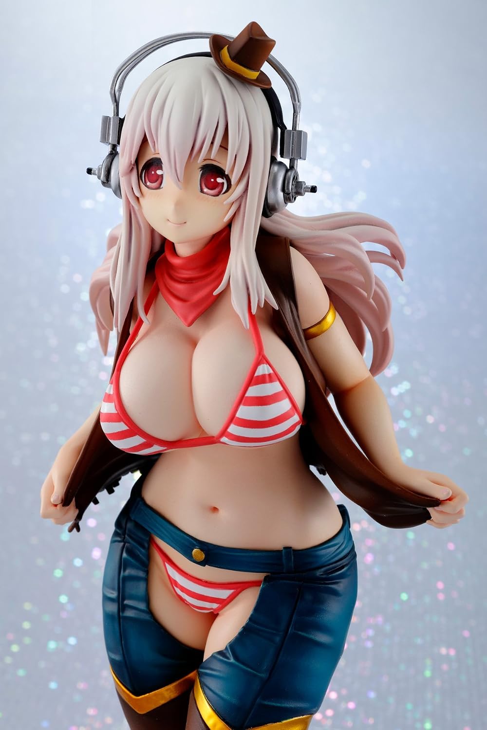 NITRO SUPER SONIC Image Girl Super Sonico Cowgirl 1/7 PVC Figure