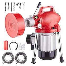 VEVOR Drain Cleaner Machine 66FT x 5/8 Inch, 250W