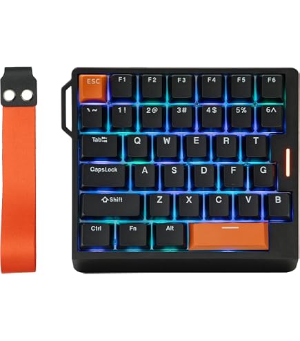 Amazon.com: AJAZZ AK029 Wired One-Handed Hall Effect Mechanical