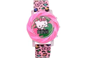 Hello Kitty Licenced Light-up Case LCD Watch (HK4178AC)