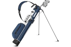Findway Golf Stand Bag, Par 3 Golf Bag Pitch n Putt Small Golf Bag with Ball Holder and Cooler Bag, Lightweight Golf Carry Bag for Men Women