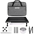 Ghost Fire Guitar Pedal Board Aluminum Alloy 1.3lb Super light Effect Pedalboard16.5''x11.8'' with Carry Bag,SPL-03