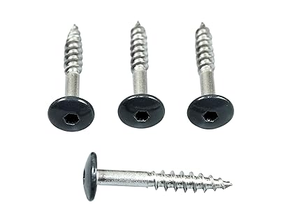 SN-TEC Fassadenschrauben Rostfrei Edelstahl V4A 5,5x35 mm, Anthrazit Pulverbeschichtet RAL 7016 mit Torx T20 Aufnahme (Mengen