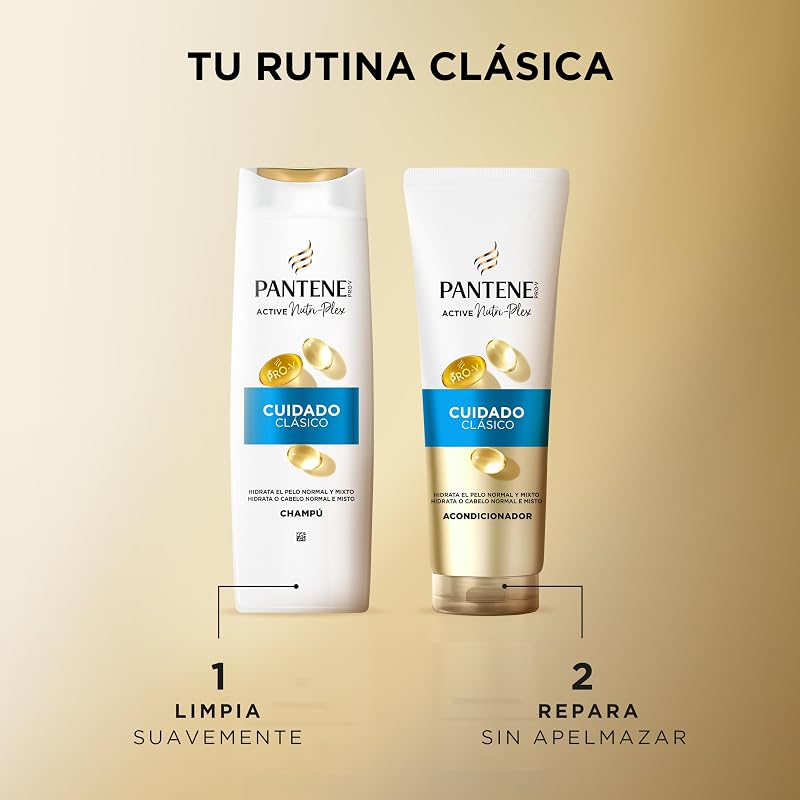 Pro-V Classic Clean Champú para Pelo Normal y Mixto, 325ml