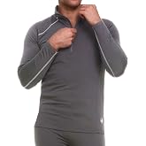 Body Glove Mens Thermal Top Warm Winter Shirt Collared Long Sleeve Thermal Undershirt for Men