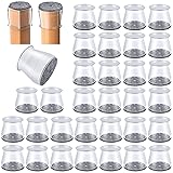 32 Pcs Chair Leg Protectors for Hardwood