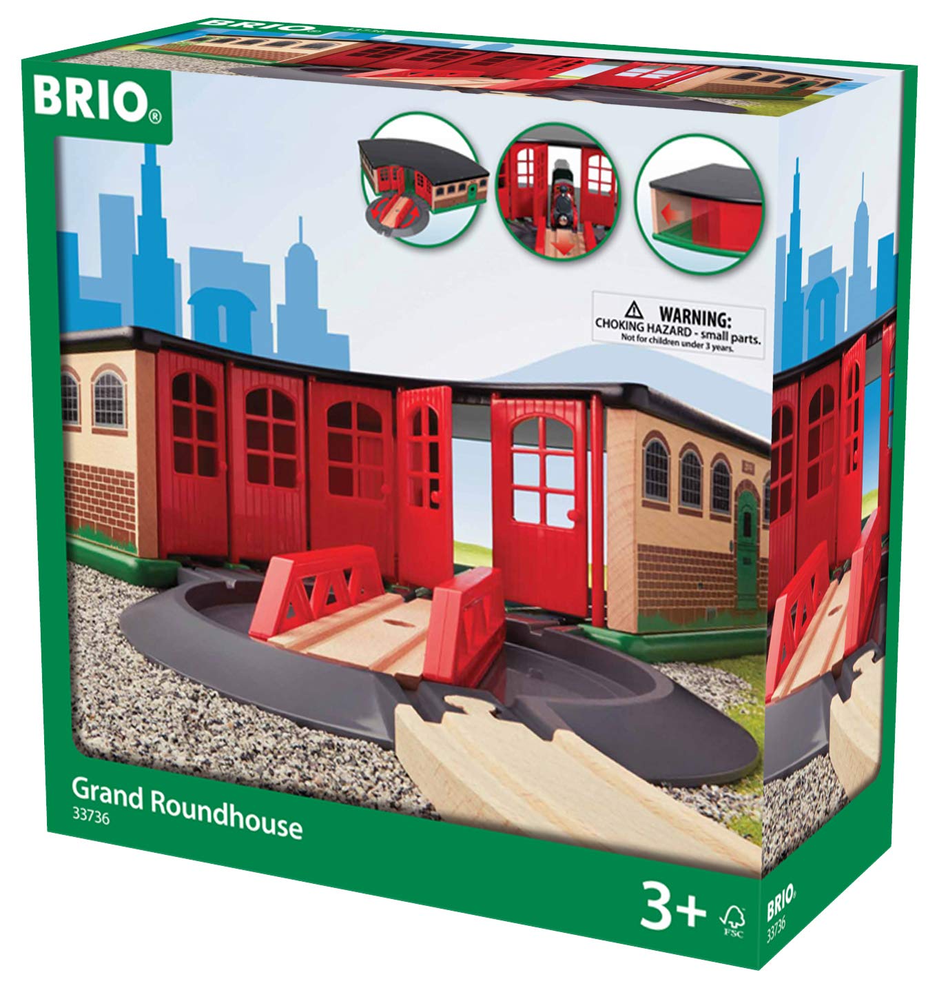 brio garage train