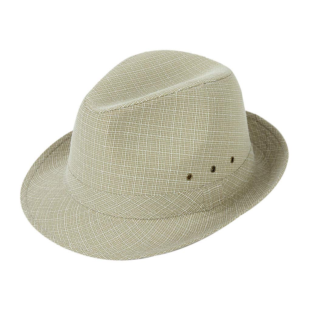 Straw Hats For Men Simplicity Panama Style Trilby Fedora Straw Sun