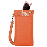 FINTIE Double Eyeglasses Pouch with Carrying