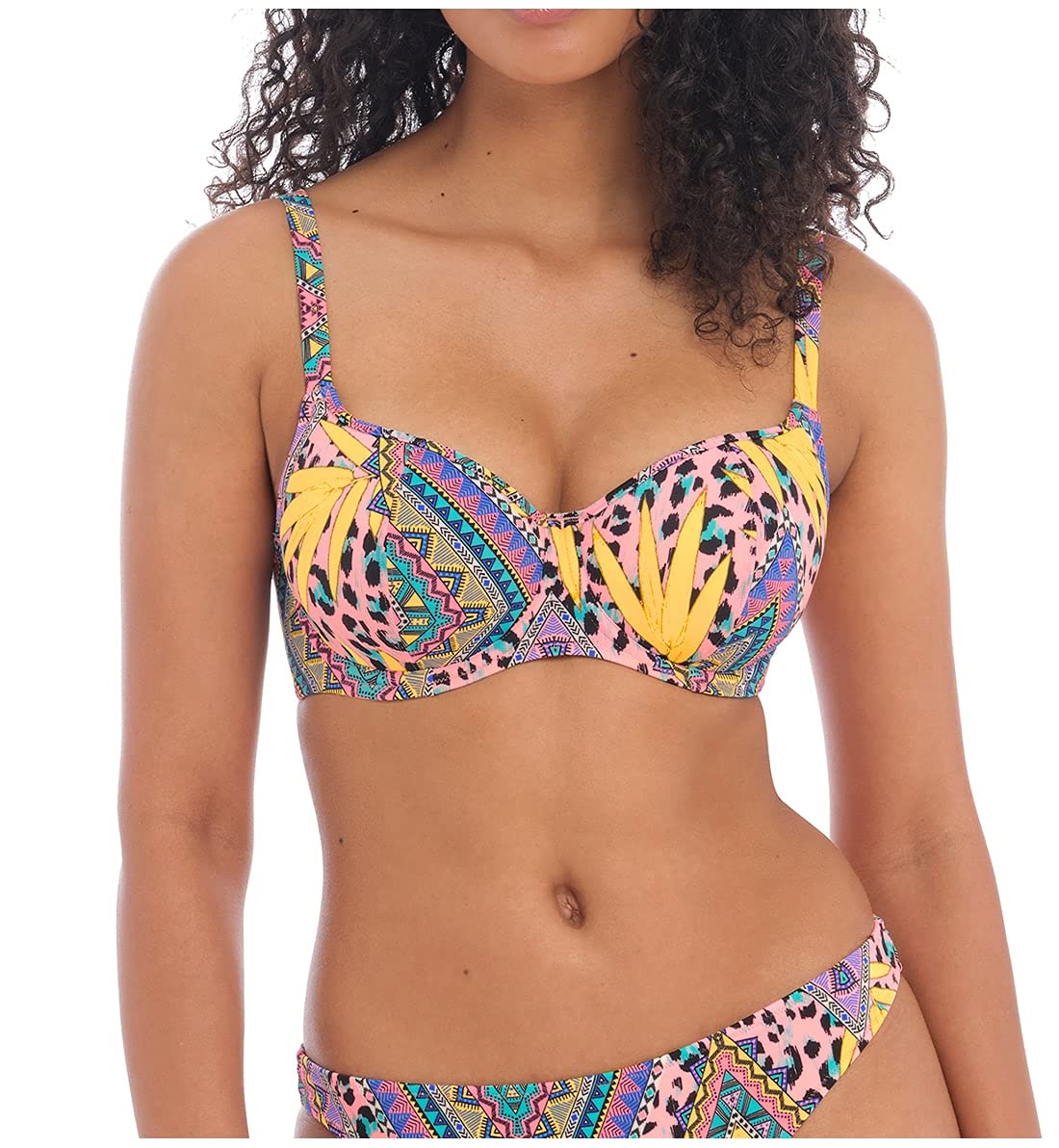 Freya Cala Fiesta Sweetheart Bikini Top, 30D, Multi