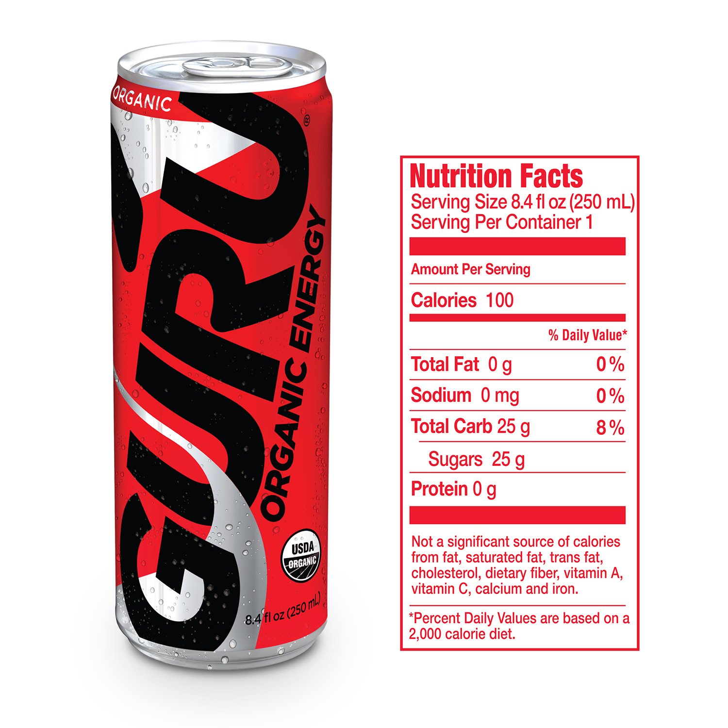 Guru Energy Drink Nutrition Facts Runners High Nutrition